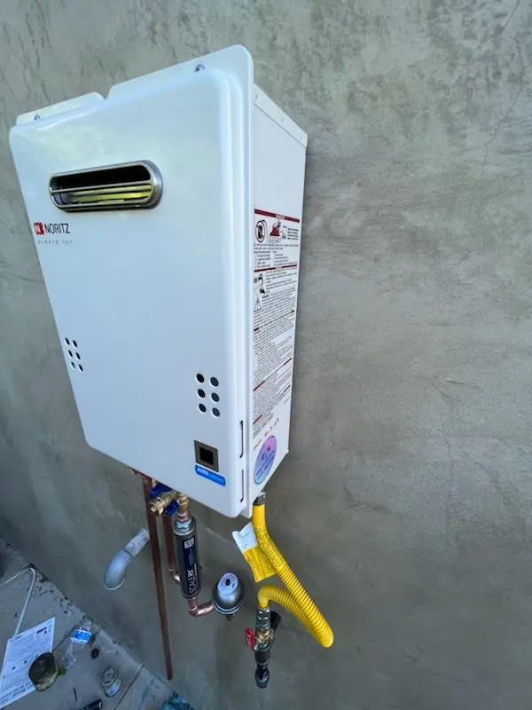 Tankless water heater installation for Willowburn homes